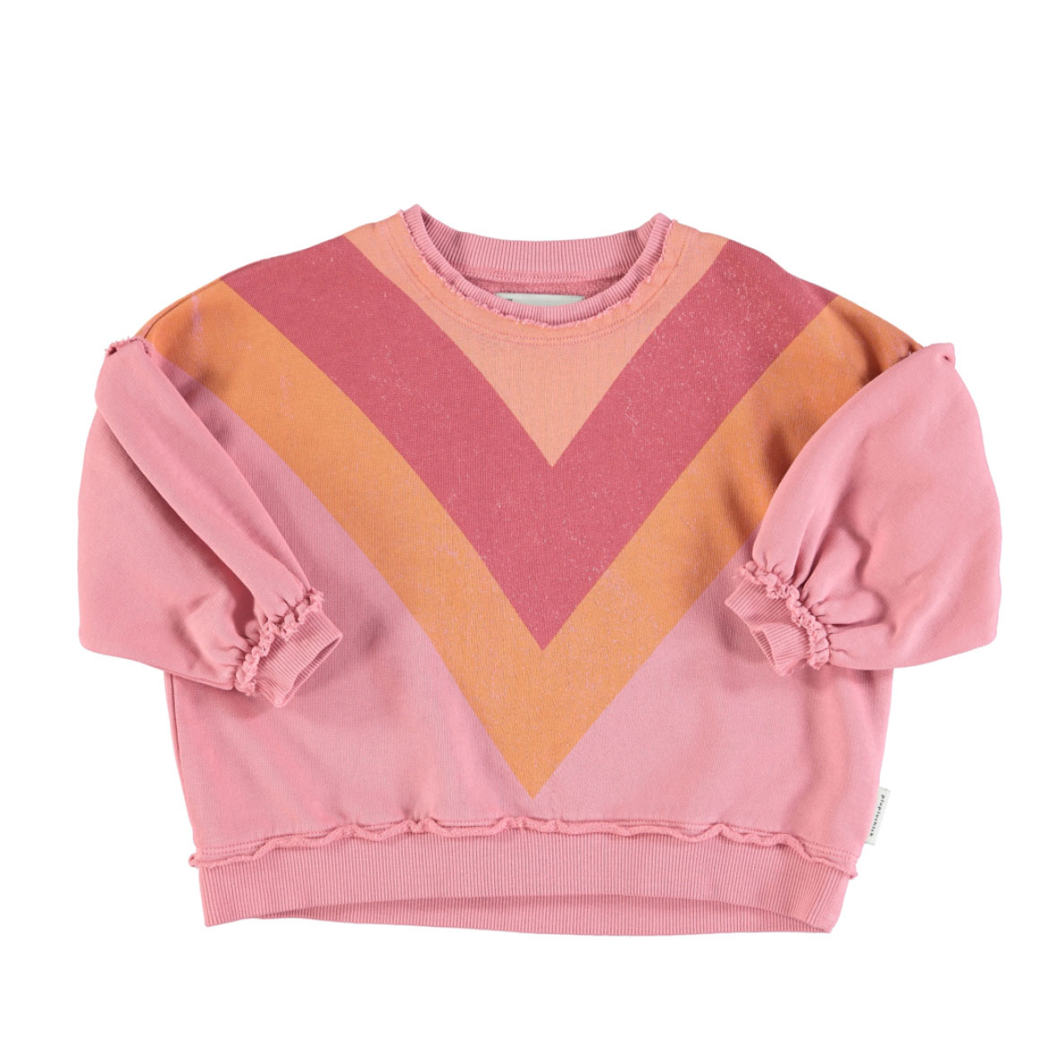 Piupiuchick Sweatshirt “Triangle”, pink